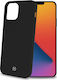 Celly Cromo Back Cover Silicone Black (iPhone 12 mini)