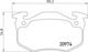 Brembo Brake Pad Rear for Citroen Saxo / Xsara / ZX Peugeot 106 Renault Clio / Megane / Thalia