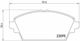 Brembo Σετ Τακάκια Εμπρός για Nissan Almera / Primera