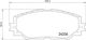 Brembo Σετ Τακάκια Πίσω για Hyundai Matrix Toyota Lexus / Auris / Corolla / Matrix / RAV 4 / Urban Cruiser / Verso / Yaris