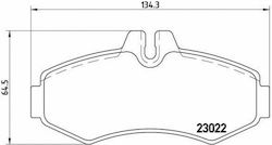 Brembo Brake Pad Rear for Mercedes-Benz Vito