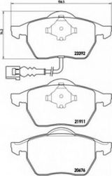 Brembo Σετ Τακάκια Εμπρός