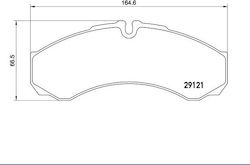 Brembo Back Brake Pad for Audi A6