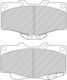 Ferodo Σετ Τακάκια Εμπρός για Toyota Hilux / Land Cruiser Volkswagen Taro