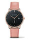 Paul Hewitt Ceas Barbati 42mm Cronograf Baterie cu Curea din Piele Roz