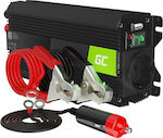 Green Cell Pro Green Invertor Auto 1000W pentru Convertirea 24V DC în 230V AC cu 1xUSB