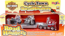 Maisto Road Haulers Harley Davidson Set cu Camion pentru 3++ Ani 12063