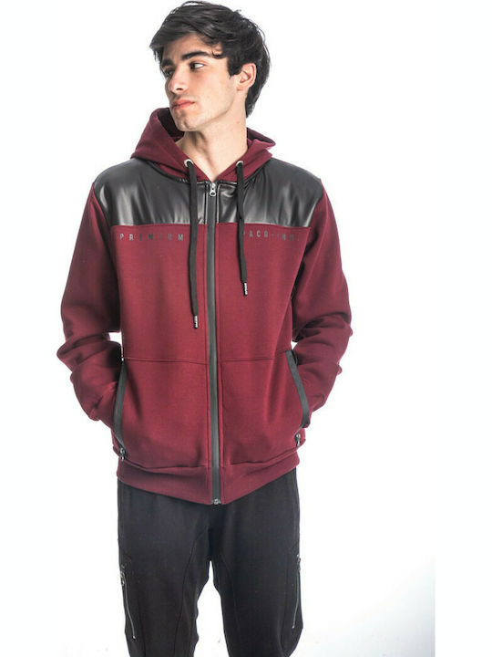 Paco & Co Men's Sweatshirt Jacket with Hood and...