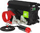 Green Cell Inverter Αυτοκινήτου Pro Green 300W/600W για Μετατροπή 12V DC σε 230V AC με 1xUSB