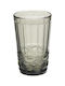 Click Set de pahare pentru apa din Sticlă în Culoarea Gri 310ml 6buc