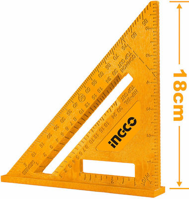 Ingco Γεωμετρικό Τρίγωνο Ξύλινο 18cm