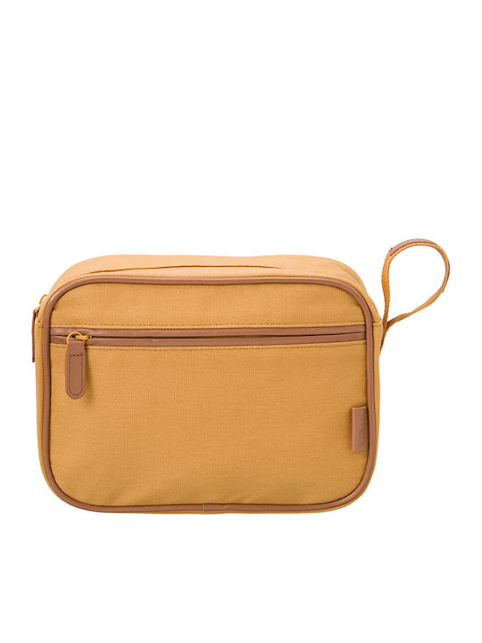 Necessaire in Tabac Braun Farbe 25cm