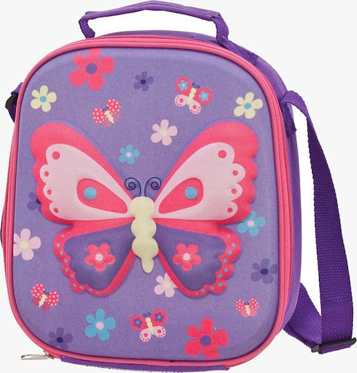 Bartuggi 718-122601 Kids' Insulated Shoulderbag Lunch Bag Purple 21x7x25cm