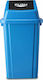 Green City International Plastic Waste Bin 100l...
