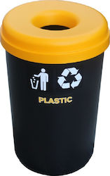 Viomes Recycling Plastic Waste Bin 60lt Yellow