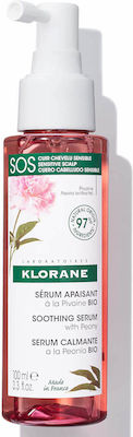 Klorane Soothing & Anti-Irritating SOS Serum Strengthening for All Hair Types Peony 100ml