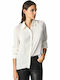 Lulu Women's Monochrome Long Sleeve Shirt White