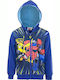 Hasbro Kinder-Sweatjacke mit Kapuze Blau