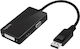 LogiLink Μετατροπέας DisplayPort male σε DVI-D / HDMI / VGA female 1τμχ CV0109