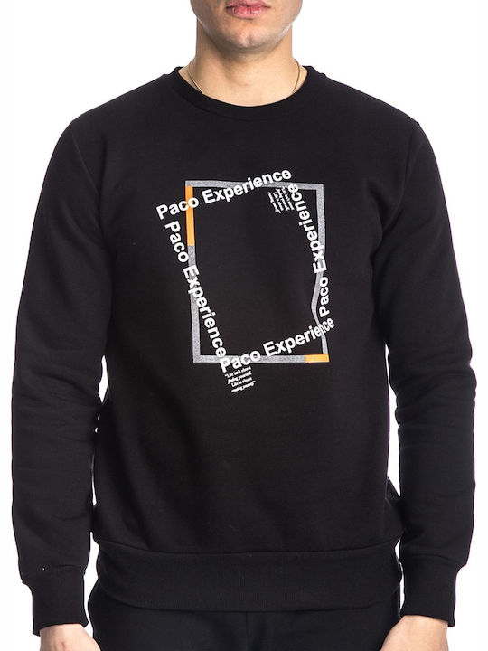 Paco & Co Herren Sweatshirt Schwarz