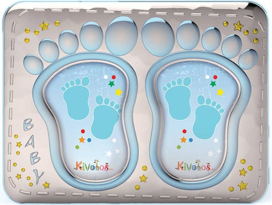 Slevori Ursuleți de piciorușe Cadru de poze pentru copii Multi Argint Albastru 6x9cm