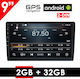 Ηχοσύστημα Αυτοκινήτου 2DIN (Bluetooth/USB/WiFi/GPS/Apple-Carplay/Android-Auto) με Οθόνη Αφής 9"