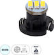 GloboStar Λάμπα Αυτοκινήτου T4/T4.2 LED 6000K Ψυχρό Λευκό 12V 0.6W 1τμχ