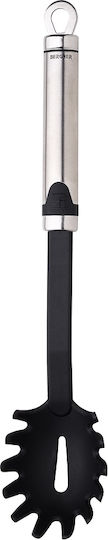 Bergner Tief Servierlöffel Nudeln Sieb Rostfreier Stahl Silber 32cm