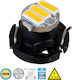 GloboStar Λάμπα Αυτοκινήτου T4/T4.2 LED 3000K Θερμό Λευκό 12V 0.6W 1τμχ