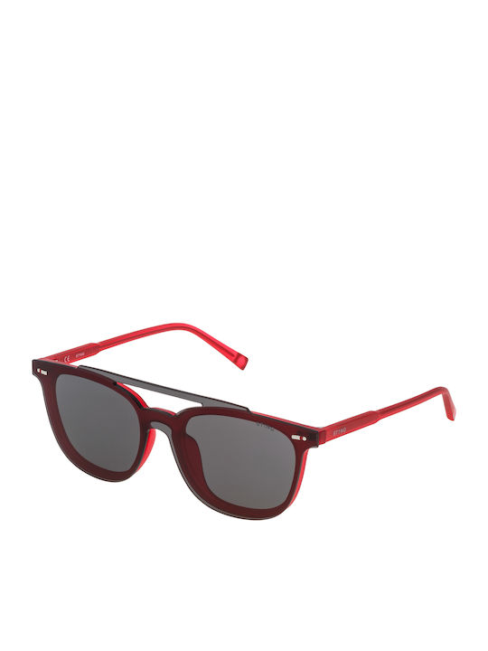 Sting Herren Sonnenbrille mit Rot Kunststoff Ge...