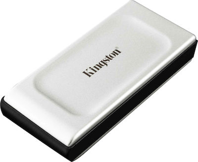 Kingston XS2000 USB-C Externe SSD 2TB 1.8" Silber