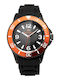 Folli Follie Women's Watch with Black Rubber Strap