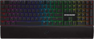 Zeroground KB-3200G Tonado Tastatură Mecanică de Gaming cu Outemu Roșu întrerupătoare și iluminare RGB Negru