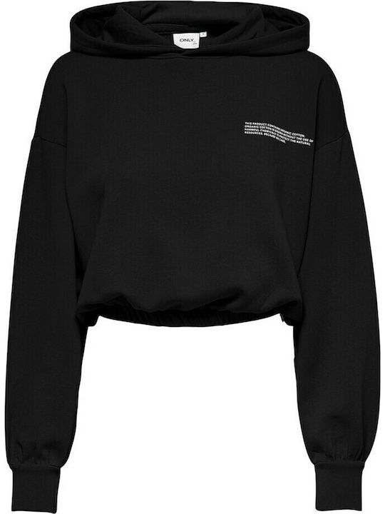 Only Cooper Gekürzt Damen Sweatshirt Kapuzen Sc...