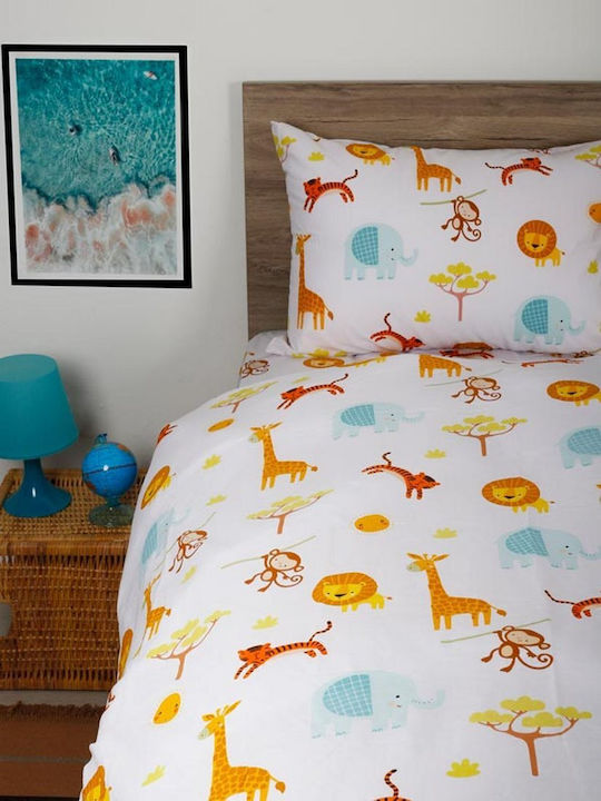 Sunshine Feelings 40 Kids Duvet Cover Single Cotton Sunshine 170x250cm