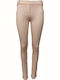 Women's Long Legging High Waisted Beige