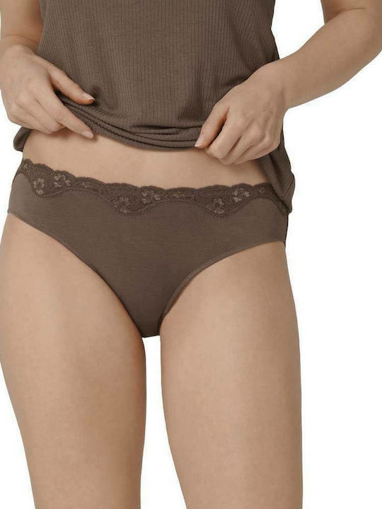 Triumph Touch Of Modal Tai Γυναικείο Slip με Δα...