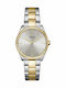 Cluse Feroce Petite Women's Watch with Gold Metal Bracelet