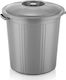 Viosarp Plastic Waste Bin 50lt White