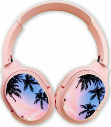 Babaco 002 Nature Wireless BHPWNATUR001 Over Ear Headphones with 8hours hours of operation Pink