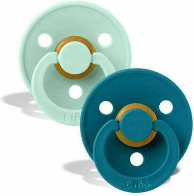 Bibs Schnuller Gummi Colour Nordic Mint / Forest Lake für 0-6 Monate 2Stück
