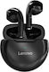 Lenovo HT38 Earbud Bluetooth Handsfree Headphone Sweat Resistant and Charging Case Black