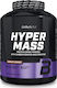 Biotech USA Hyper Mass Drink Powder with Carbohydrates & Creatine Gluten Free with Flavor Chocolate 4kg