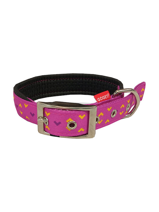 Pet Interest Motivo Dog Collar Rosa XXLarge 25mm x 60cm