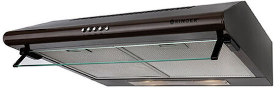 Singer LIN602D Freestanding Vent Hood 60cm Brown