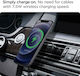 Spigen ITS12w Magnetic Magsafe Vent Βάση Κινητού Αυτοκινήτου με Μαγνήτη MagSafe & Ασύρματη Φόρτιση Μαύρη