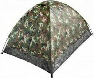 Mil-Tec Standar Pack Καλοκαιρινή Σκηνή Camping Igloo Χακί για 3 Άτομα 20x145x100εκ.