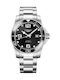 Longines Ανδρικό Ρολόι 41mm Χρονογράφος Αυτόματο με Ασημί Μεταλλικό Μπρασελέ