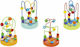 Tooky Toys Maze Λαβύρινθος με Χάντρες made of Wood for 12++ Months (Various Designs/Assortments of Designs) 1pc