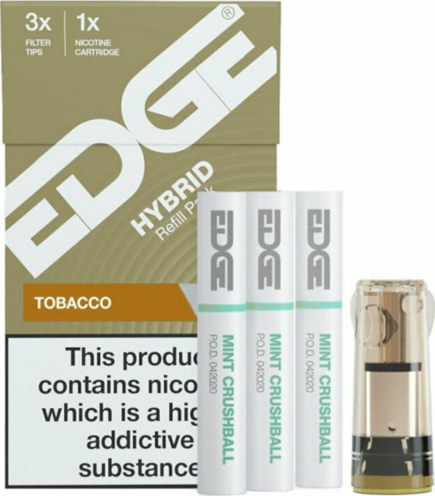 Edge Vaping Hybrid One V2 British Tobacco 12mg 1.5ml 3τμχ Skroutz.gr